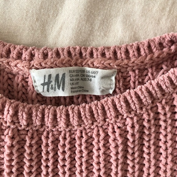 H&M slouchy sweater, size 6/7 - Picture 3 of 3